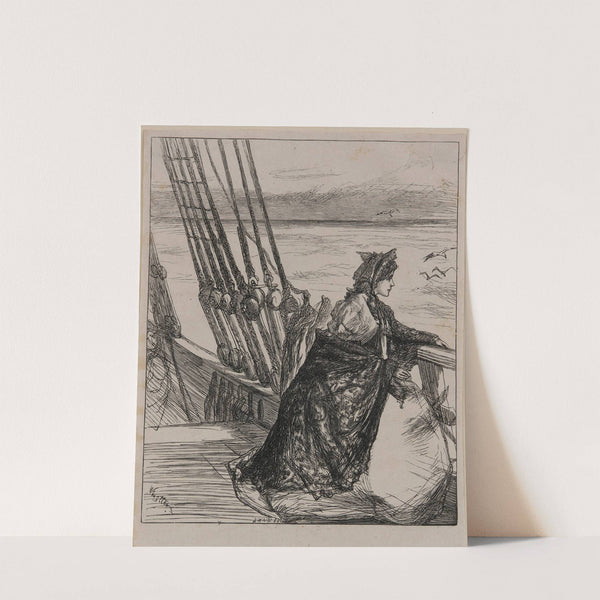 An Illustration to The Major’s Daughter (1862) by James Abbott McNeill Whistler