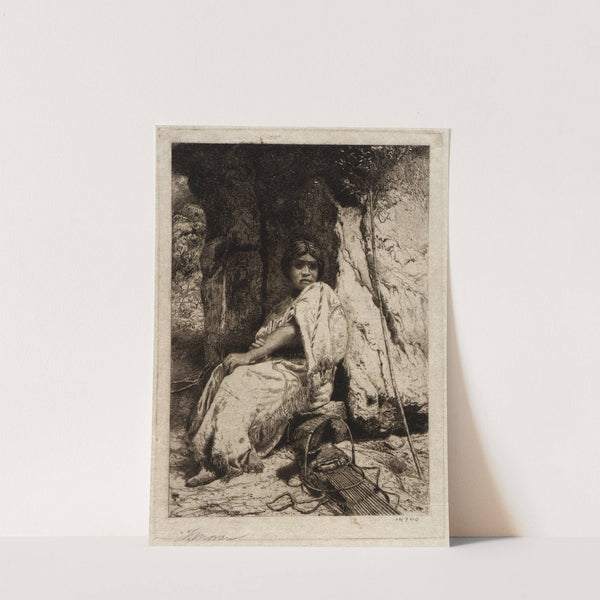 An Indian Girl (1880) by Thomas Moran