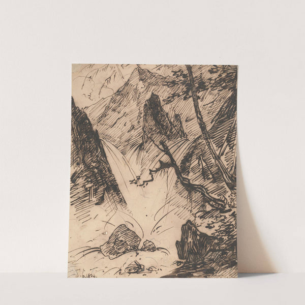 An Indian Torrent by George Chinnery