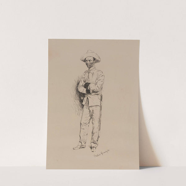 An Indian Trapper by Frederic Remington