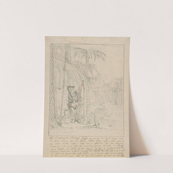 An Indian Yogi Tied to a Palm Tree by Willem Schellinks