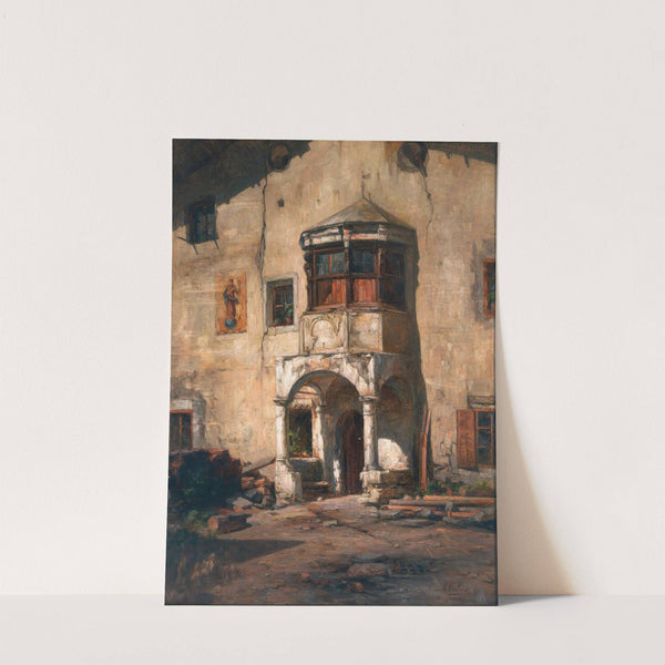 An Inner Courtyard in the South by Carl Eduard Onken