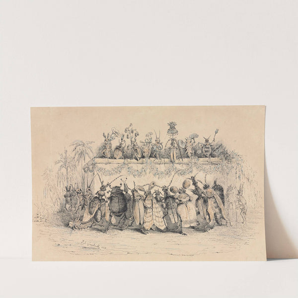 An Insect Ball (1835) by J. J. Grandville