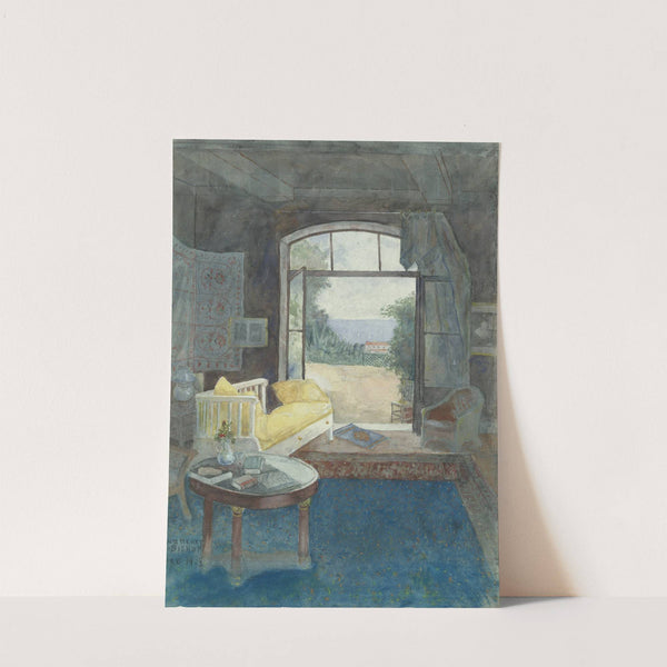 An Interior at Nice, France by William Henry Bishop