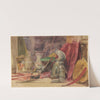 An Interior with Armor and Weaponry by John Frederick Lewis