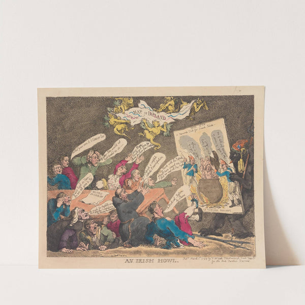 An Irish howl (1799) by Thomas Rowlandson