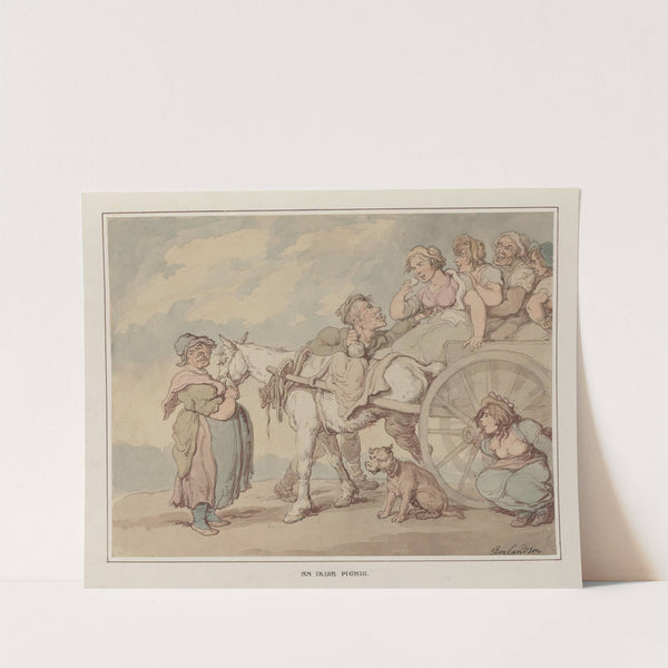 An Irish picnic by Thomas Rowlandson