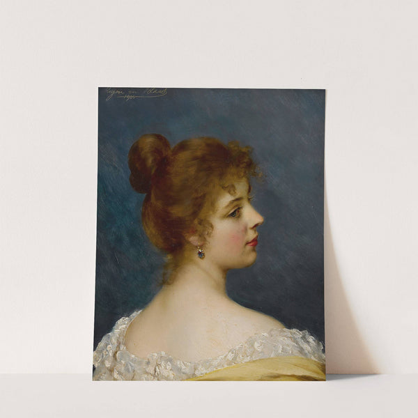 An italian Beauty (1900) by Eugen von Blaas