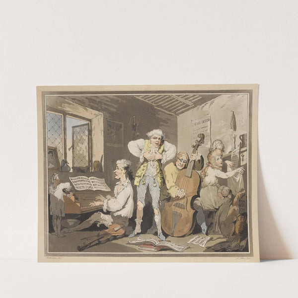 An Italian family (1785) by Thomas Rowlandson