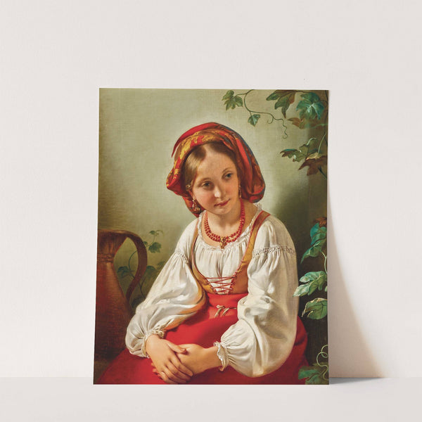 An Italian Girl (1846) by Friedrich von Amerling