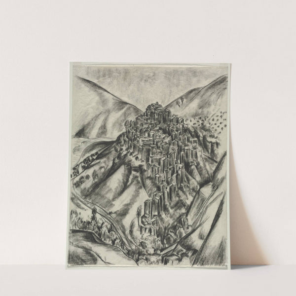 An Italian Hilltown, Anticoli, Italy by Louise B. Maloney