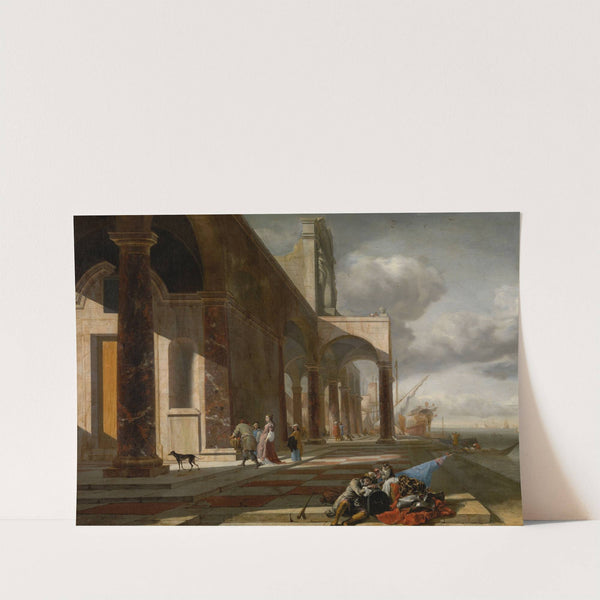 An Italian Seaport by Jan Baptist Weenix