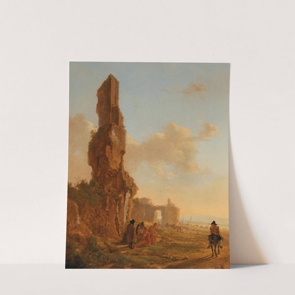 An Italianate Landscape With Ruins by Jan Both