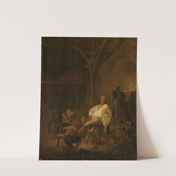 An officer in billeted quarters by Maerten Stoop