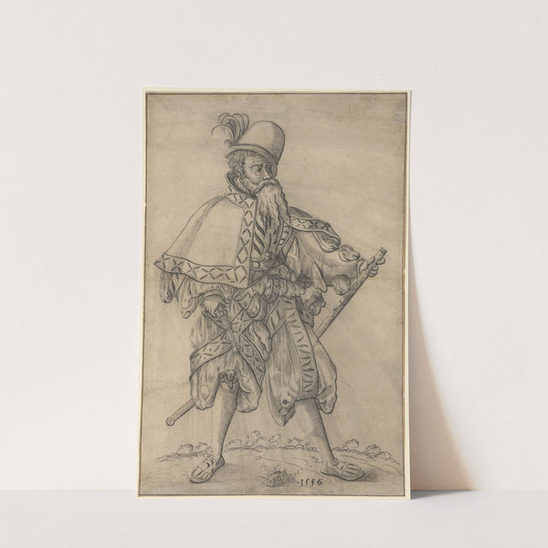 An Officer of the Rank of 'Oberster Feldprofoss' in the Imperial Army by Jost Amman