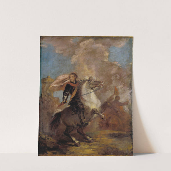 An Officer on Horseback by Sir Joshua Reynolds