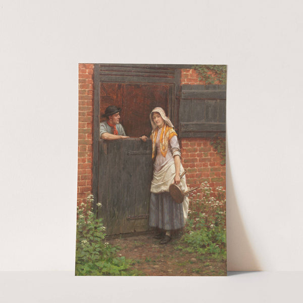 An Oft Told Tale by Edmund Blair Leighton