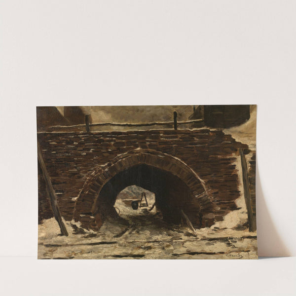 An Old Bridge by Constantin Meunier