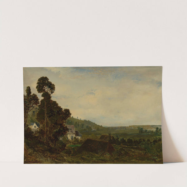 An Old Chapel in a Valley by Théodore Rousseau