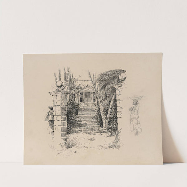 An Old Gateway (1882-1886) by Milton J. Burns