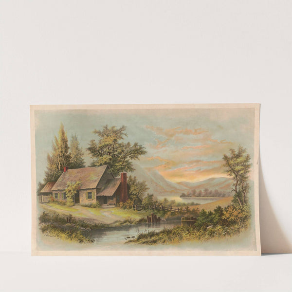 An old homstead in Mohawk Valley (1898) by Muller, Luchsinger & Co.