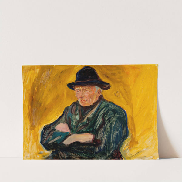 An Old Man (ca 1902) by Edvard Munch