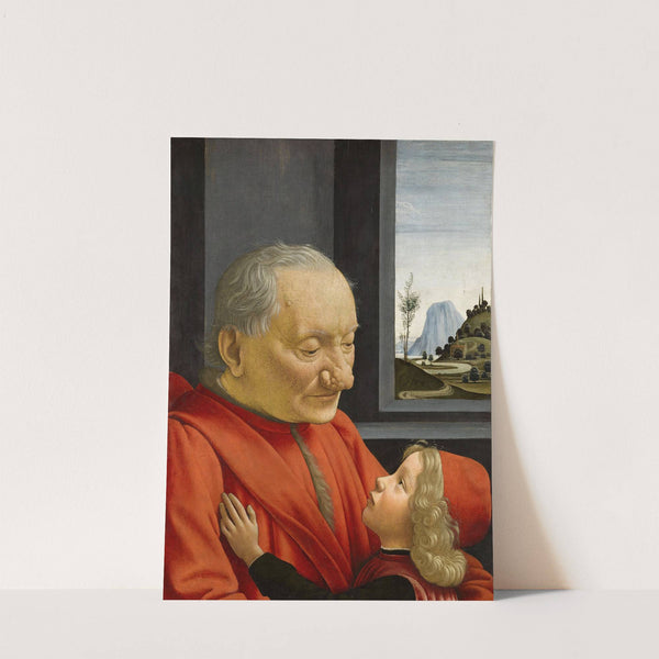 An Old Man and His Grandson by Domenico Ghirlandaio