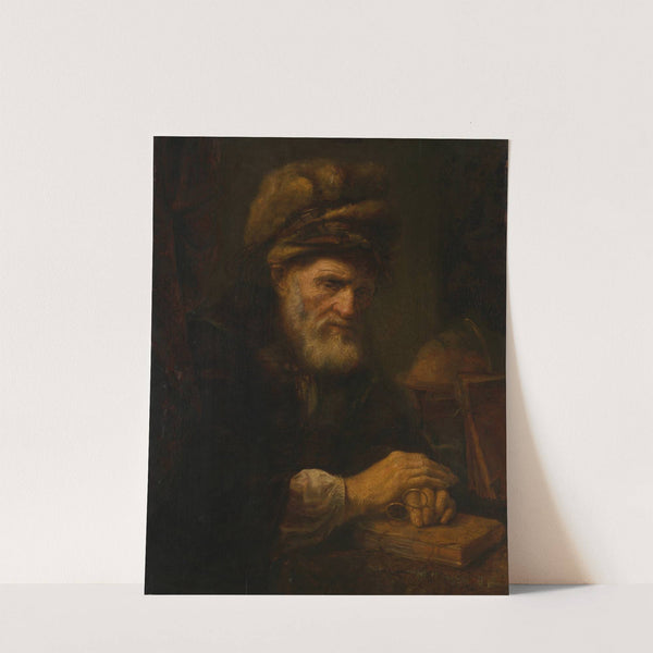An Old Man in a Fur Cap by Karel van der Pluym