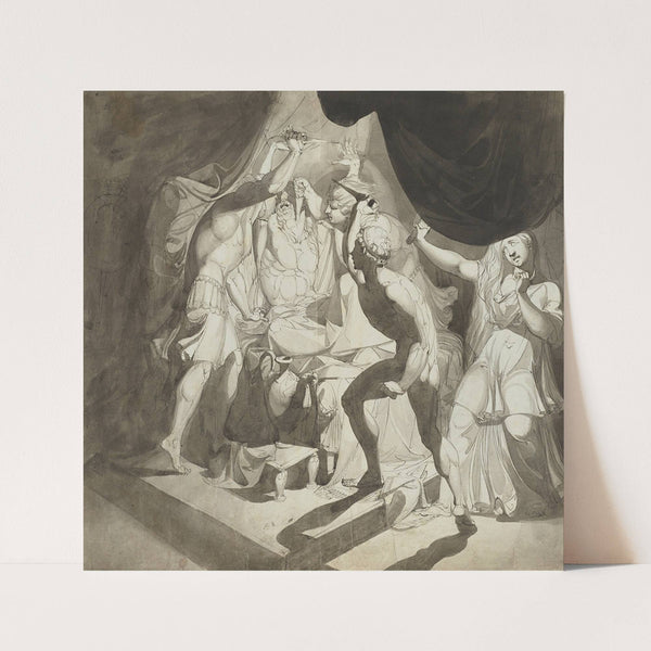 An Old Man Murdered by Three Younger Men by Henry Fuseli