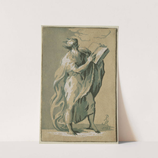 An Old Man Standing by Anton Maria Zanetti the Elder