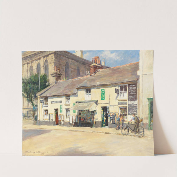 An old quarter of Penzance by Stanhope Alexander Forbes