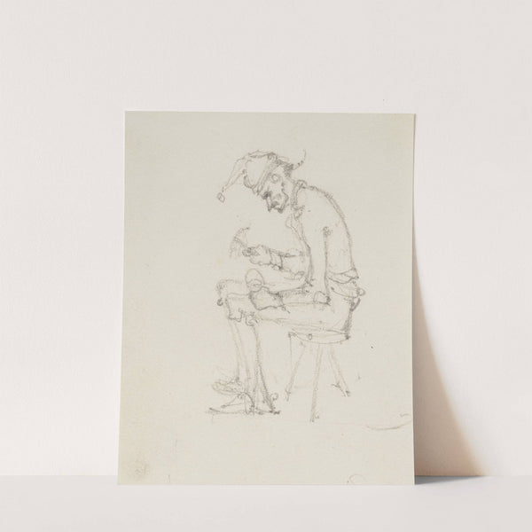 An old shoemaker by Jakob Fürchtegott Dielmann
