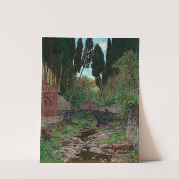 An Old Stone Bridge by Alfred Zoff