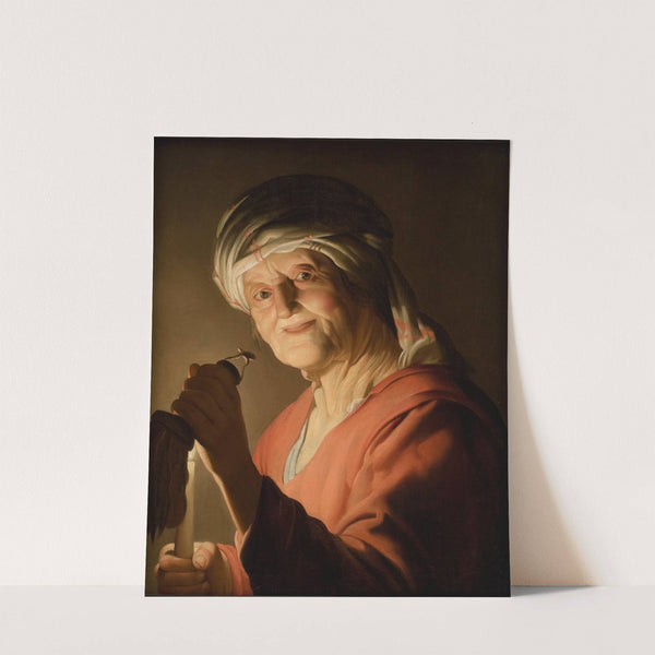 An Old Woman by Gerard van Honthorst