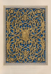 An open-work panel cast in brass