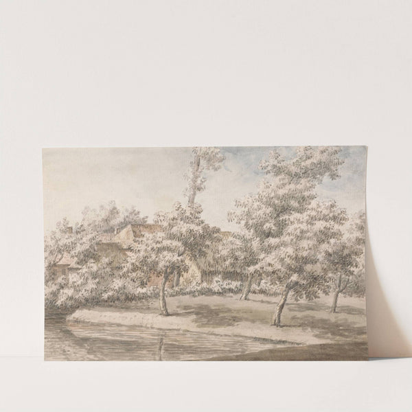 An Orchard by a Stream by Jonathan Skelton