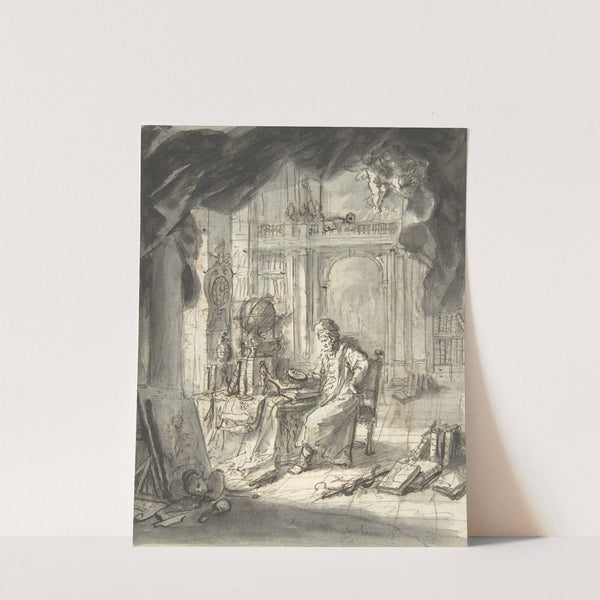 An Oriental Astronomer in His Study (18th century) by Martin Johann Schmidt