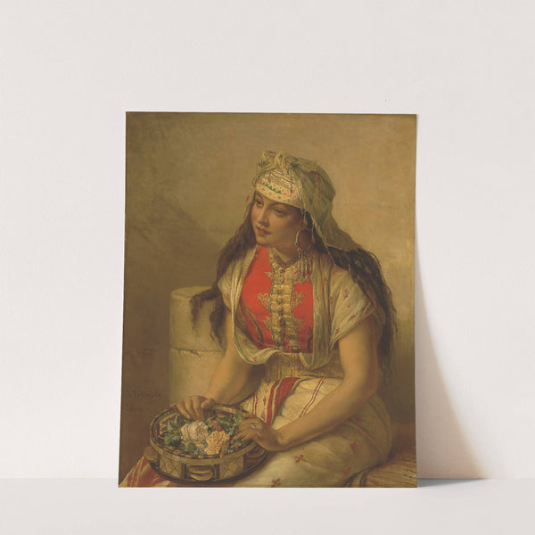 An Oriental Beauty by Jean François Portaels