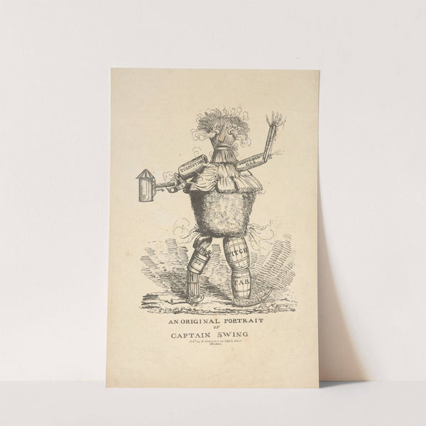 An original portrait of Captain Swing. (1830)