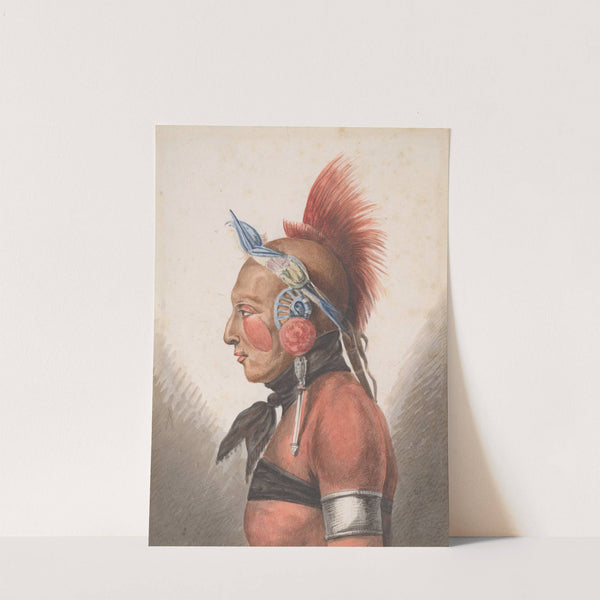 An Osage Warrior by Pavel Petrovich Svinin