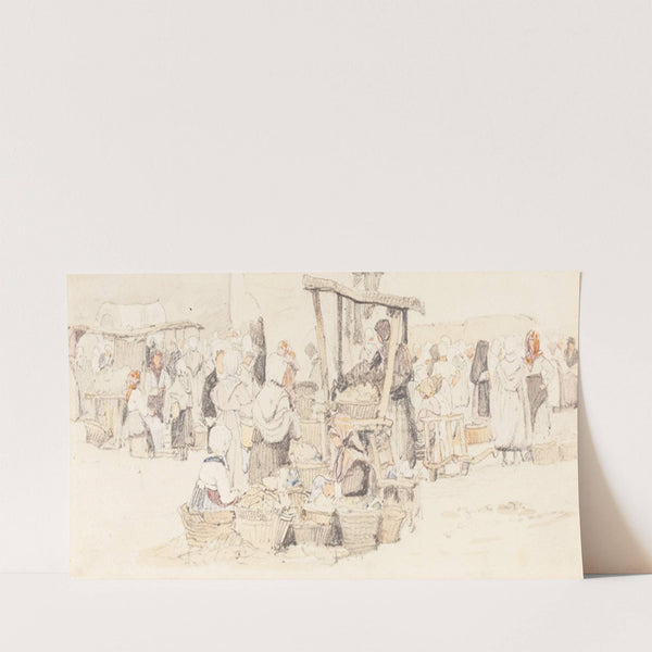 An Outdoor Market by Samuel Prout