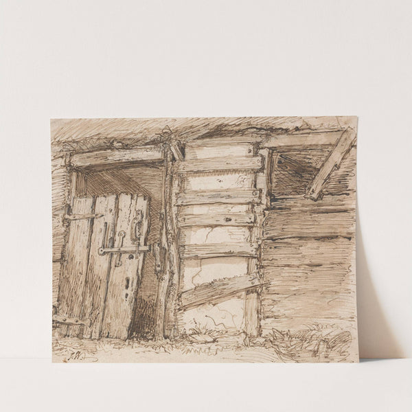 An Outhouse Wall by James Ward