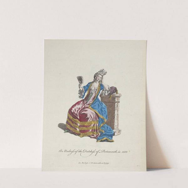 An undress of the Dutchess of Portsmoutn in 1666. La Duchesse de Portsmouth en négligé. (1757-1772) by Charles Grignion