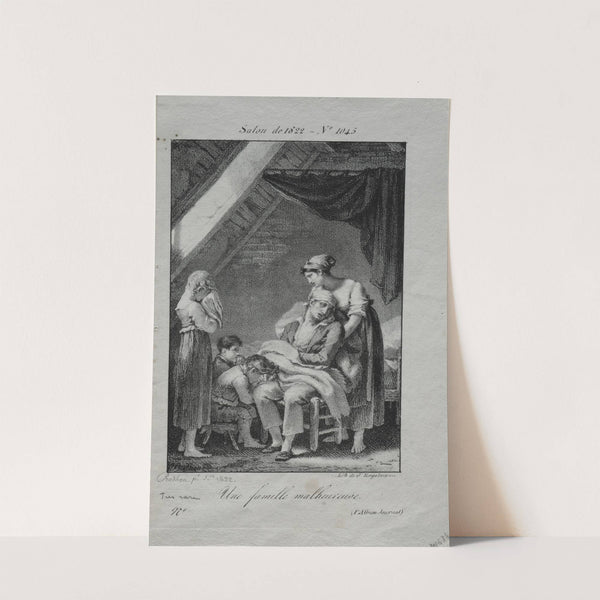 An Unfortunate Family (1822) by Pierre-Paul Prud'''hon