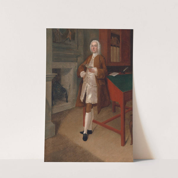 An Unknown Man In A Library (1740 - 1741) by Arthur Devis