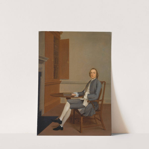 An Unknown Man Seated at a Table (1744 - 1746) by Arthur Devis