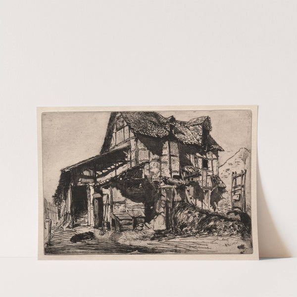 An Unsafe Tenement (1858) by James Abbott McNeill Whistler