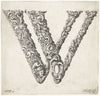 Letter W (1645-1650)
