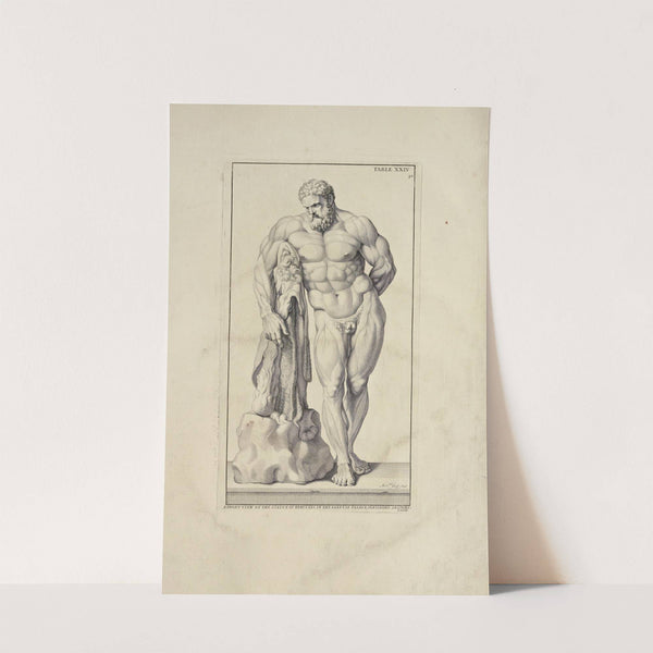 Anatomy improv’d and illustrated with regard to the uses thereof in designing Pl.24 (1723) by Michael van der Gucht