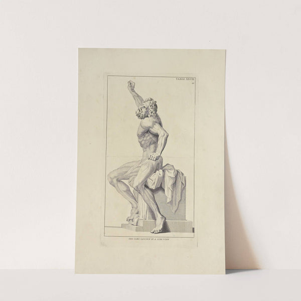 Anatomy improv’d and illustrated with regard to the uses thereof in designing Pl.28 (1723) by Michael van der Gucht